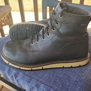 Keen Men's Dark Brown Leather Boots